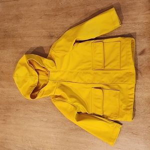 Old Navy Kid's Rain Jacket, Yellow, 2T